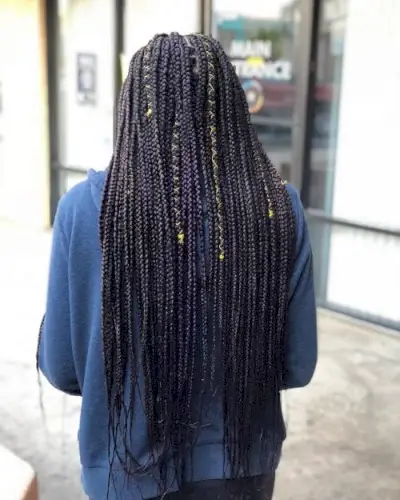 Thin feed-in braids