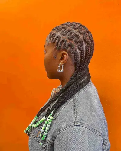 Feed-in Designer Braids for Black Women