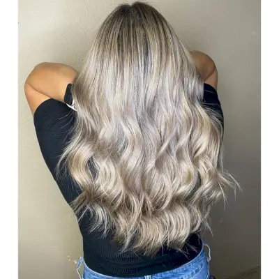 Dark Silver Blonde Hair Color