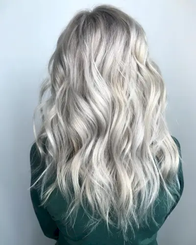 Glimmering White Hair