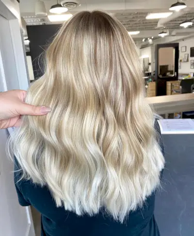 Easy Dark to White Blonde Ombre
