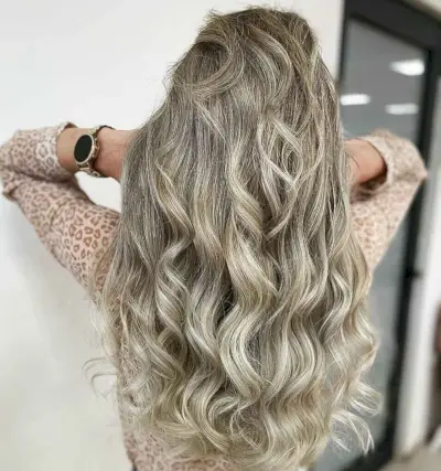 Blonde Highlighted Hair with Lowlights
