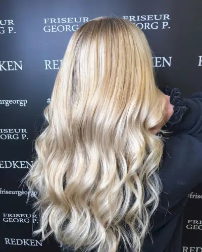 light blonde with lowlights