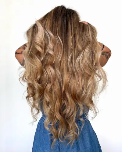 Waist Length Honey Blonde Hair