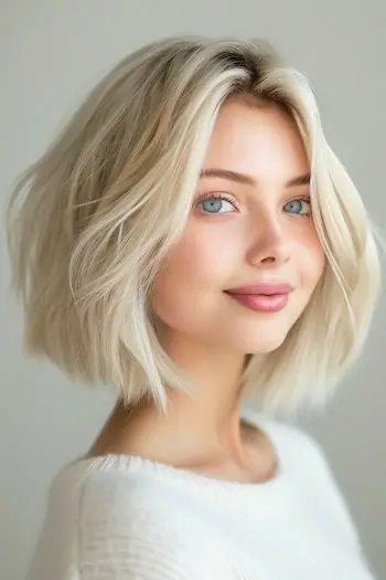 ダークルーツのプラチナボブ。