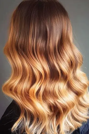 Idea colore capelli biondo miele Ombre.