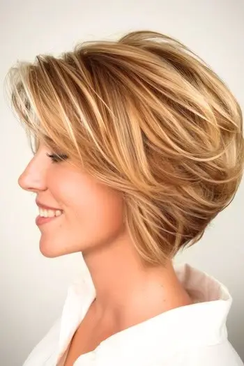 Idea colore capelli biondo miele Bixie.