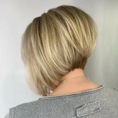 Graduated bob for straight hair