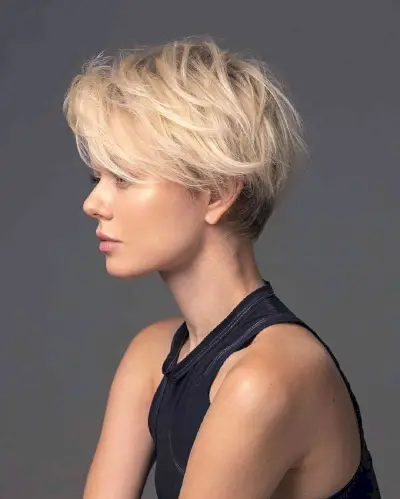 Tousled Bixie with Feathered Layers