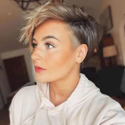 Undercut Pixie with Choppy Layers
