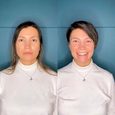 Sleek Pixie Bob for Fine Hair and Square Faces