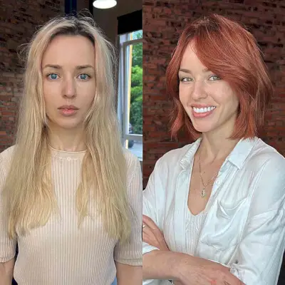 Neck-Length Chic and Bright Bob Cut for women with straight hair