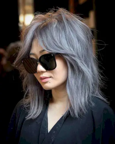 Lived-In Shaggy Bob Cut