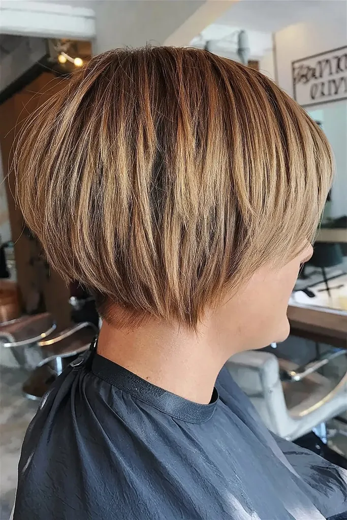 Zeer kort met een ondersnijding' title=