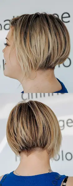 Edgy Undercut Stacked Bob