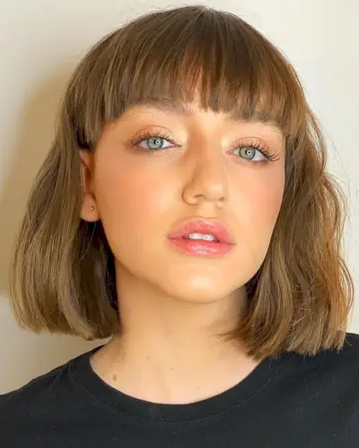 Perfect short blunt bob for Thick Hair