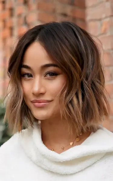 short shaggy bob hair cut