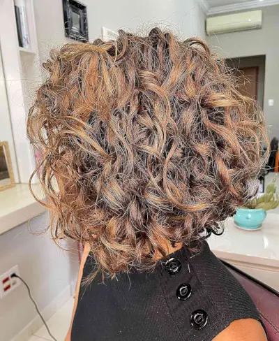 Permed Bob Short Bobs