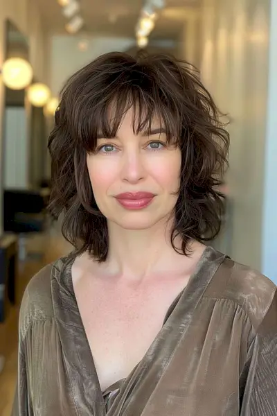 Bullet bob with volume for fine hair and soft waves