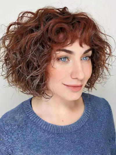 Shaggy Bob with Bangs