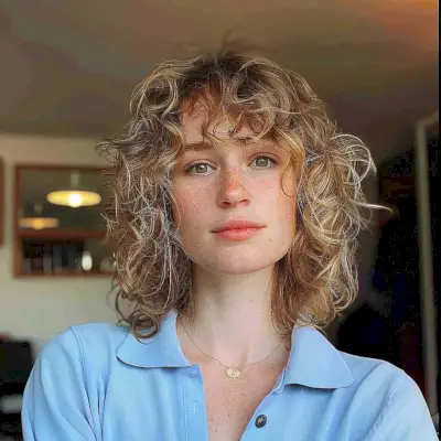 Longer Shaggy Bob with Fringe