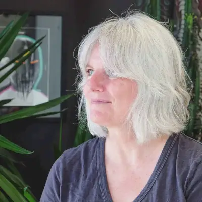 Lob with Bardot Bangs for Women Over 60 with Thin Hair