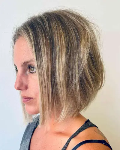 fun short textured bob