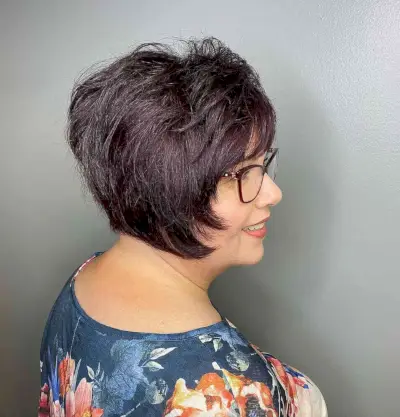 Short Stacked Shattered Bob