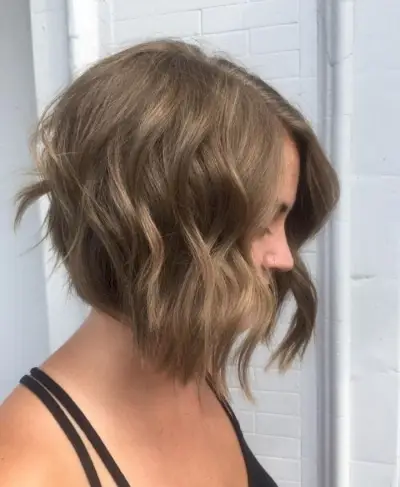 Short Wavy Bob That