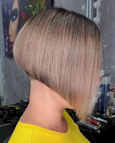 A Line Bob With Feminine Edges Hairstyle