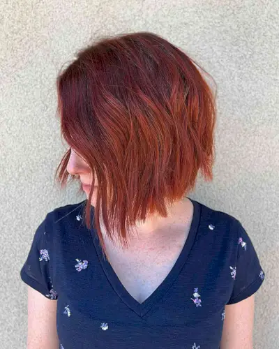 Textured A-Line Bob Haircut for Women