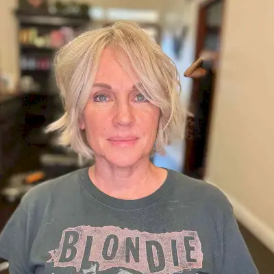 Razor Cut Lived-In Bob for Thin Hair