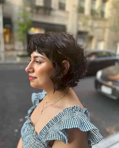 Voluminous Short Layered Razor Cut Bob