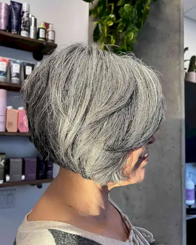 Gorgeous Stacked Bob for Thin Hair