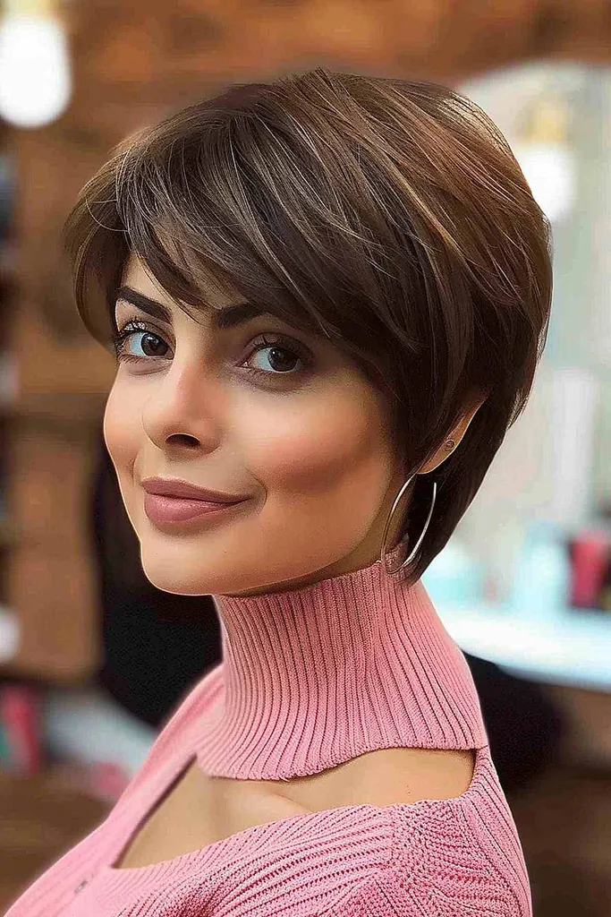 Long Pixie Bob trumpiems plaukams' title=