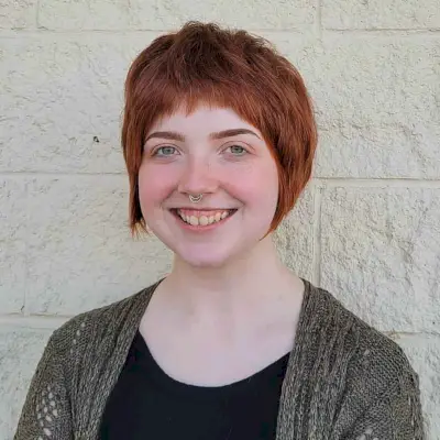 Shaggy Bixie with Textured Bangs for Straight Hair