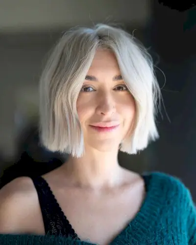 Inspiring Blunt Cut Layered Bob