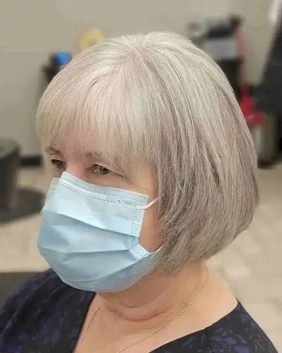 Classic Bob with Wispy Bangs and Layers