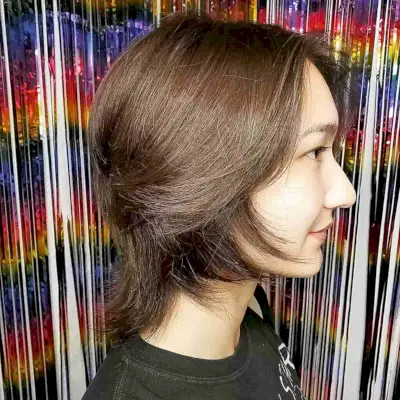 Soft Layered Wolf Bob Style for Short Thin Hair