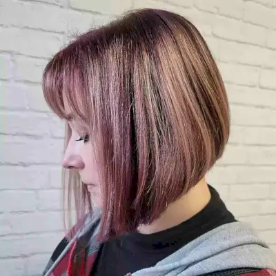 Short Chin-Length Straight A-Line Bob with Light Bangs
