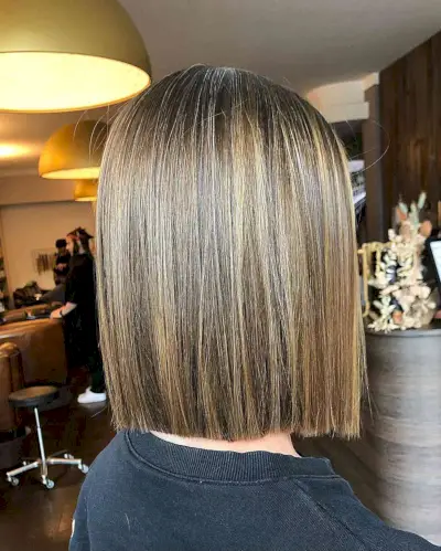 Dimensional Long Box Bob for Thin Hair