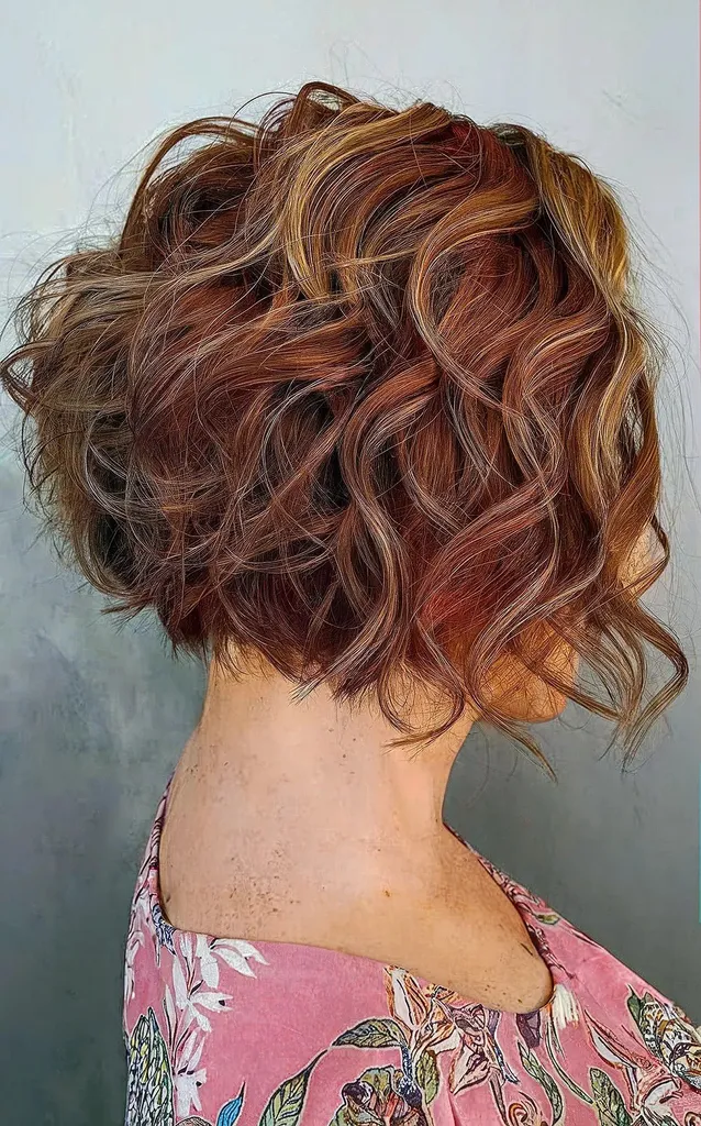 Bob scurt stivuit pentru păr creț' title=