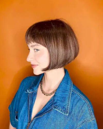 Sleek French Bob for Straight Hair