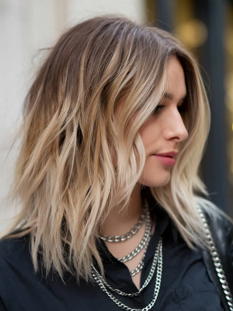 Rovný střapatý účes pro jemné vlasy' title=