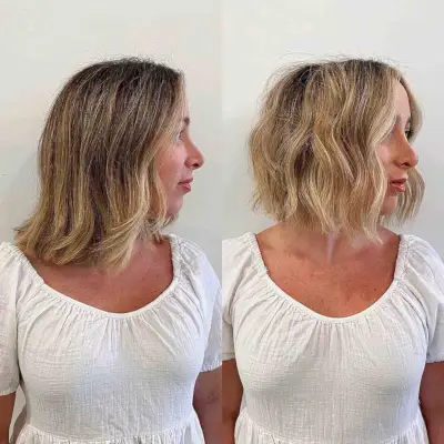 Tousled Short Bob for Blondes