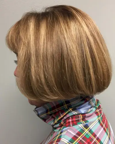 Retro Dark Blonde Bob