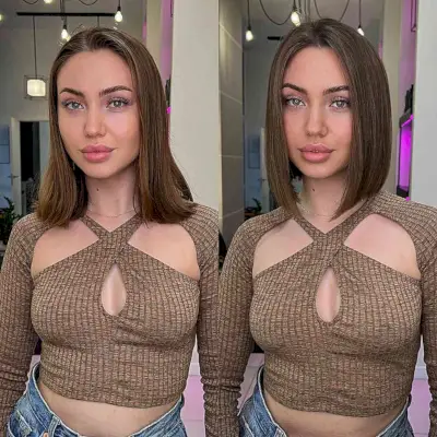 Beautiful Straight Bob Makeover for ladies in their 30s wanting a change