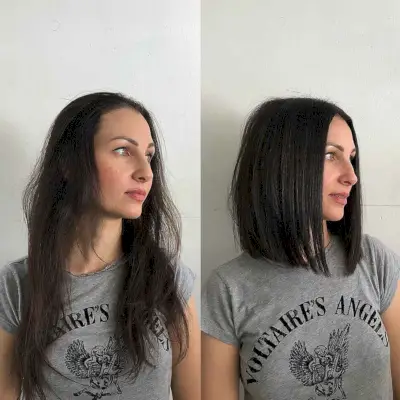 Shoulder-Length Long Bob for Straight Hair