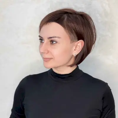 Undercut Bob for Thick, Straight Hair