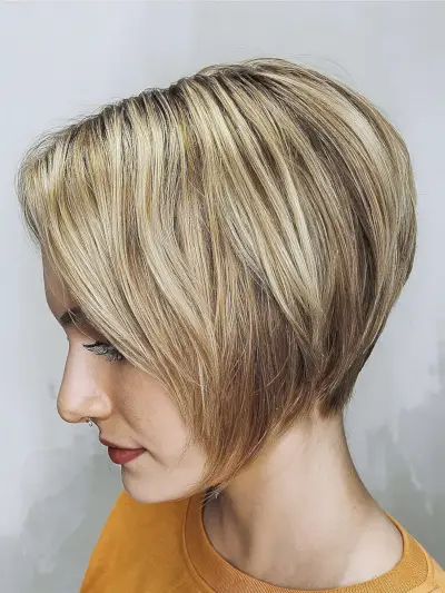 Straight Pixie Bob Hairstyle